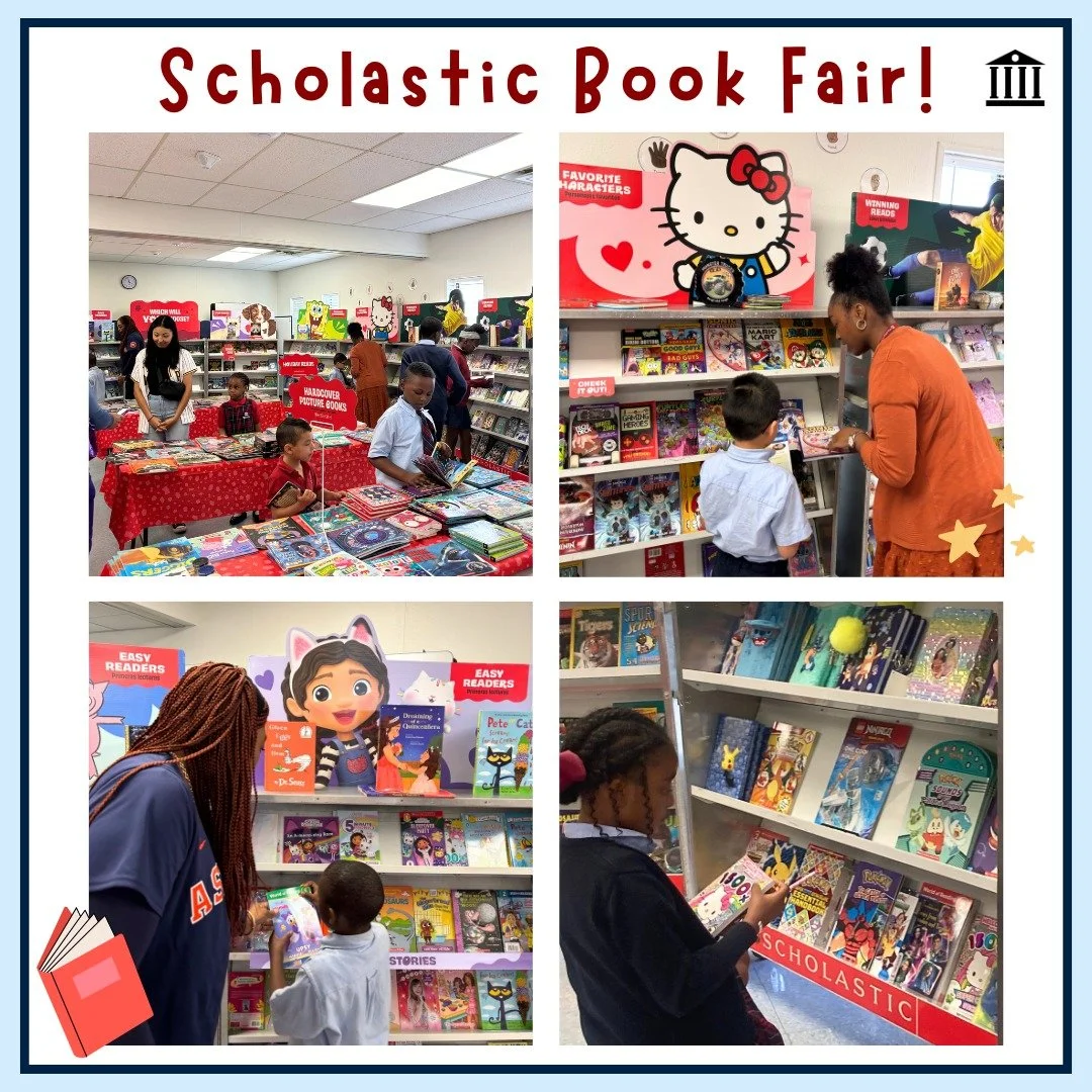 We hosted the Fall Scholastic Book Fair this week! It&rsquo;s the perfect way to inspire scholars' imagination, help them become stronger readers, and apply real-world math via budgeting. Take a look at our scholars at the fair! 📚🌟