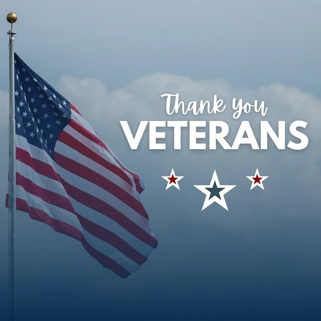 Today, we honor the members of our community, staff, and families who have served our country. We thank you for your service and dedication. ❤️