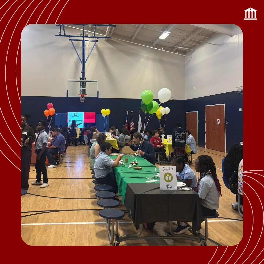 This morning, we hosted our STAAR Breakfast to celebrate the achievements of our 3rd, 4th, 5th and 6th-grade scholars! Friends and family had the opportunity to join their scholars for breakfast and offer encouragement as they gear up to &ldquo;Pass 