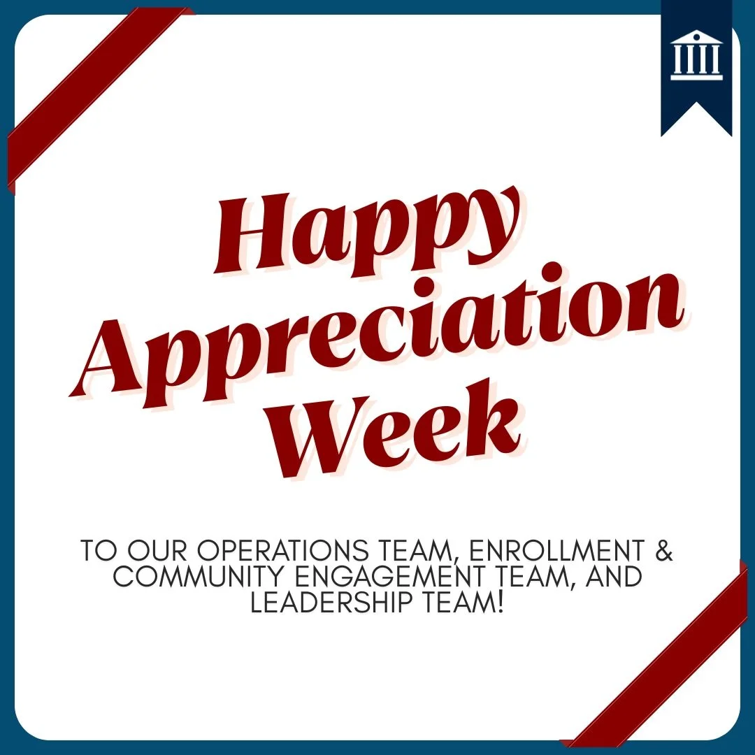 Happy Appreciation Week! We&rsquo;re grateful for our incredible Operations Team, Enrollment &amp; Community Engagement Team, and Leadership Team. Your dedication, leadership, and hard work do not go unnoticed. Thank you for all that you do for Houst