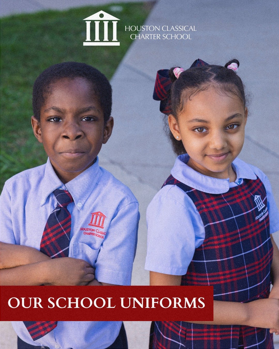 Houston Classical requires scholars to wear a uniform every day as part of our commitment to creating a focused and respectful learning environment. 

Our uniform policy supports a culture of unity, pride, and readiness to learn. We are proud to shar