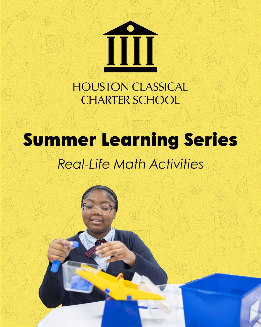 As summer officially begins, this is the perfect time for scholars to see that math exists all around them, not just in the classroom! ☀️🧠

To our Houston Classical parents: everyday activities like cooking, shopping, traveling, and playing games ca