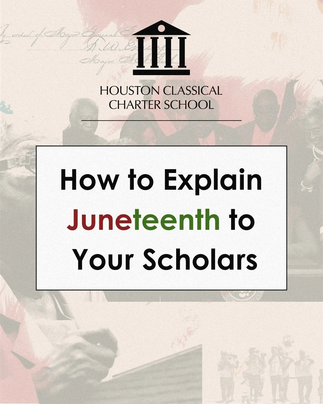 Juneteenth honors freedom and reflects on a significant moment in history when enslaved African Americans in Texas learned they were free. It is a time to remember the past, celebrate freedom, and continue learning about the ongoing importance of equ