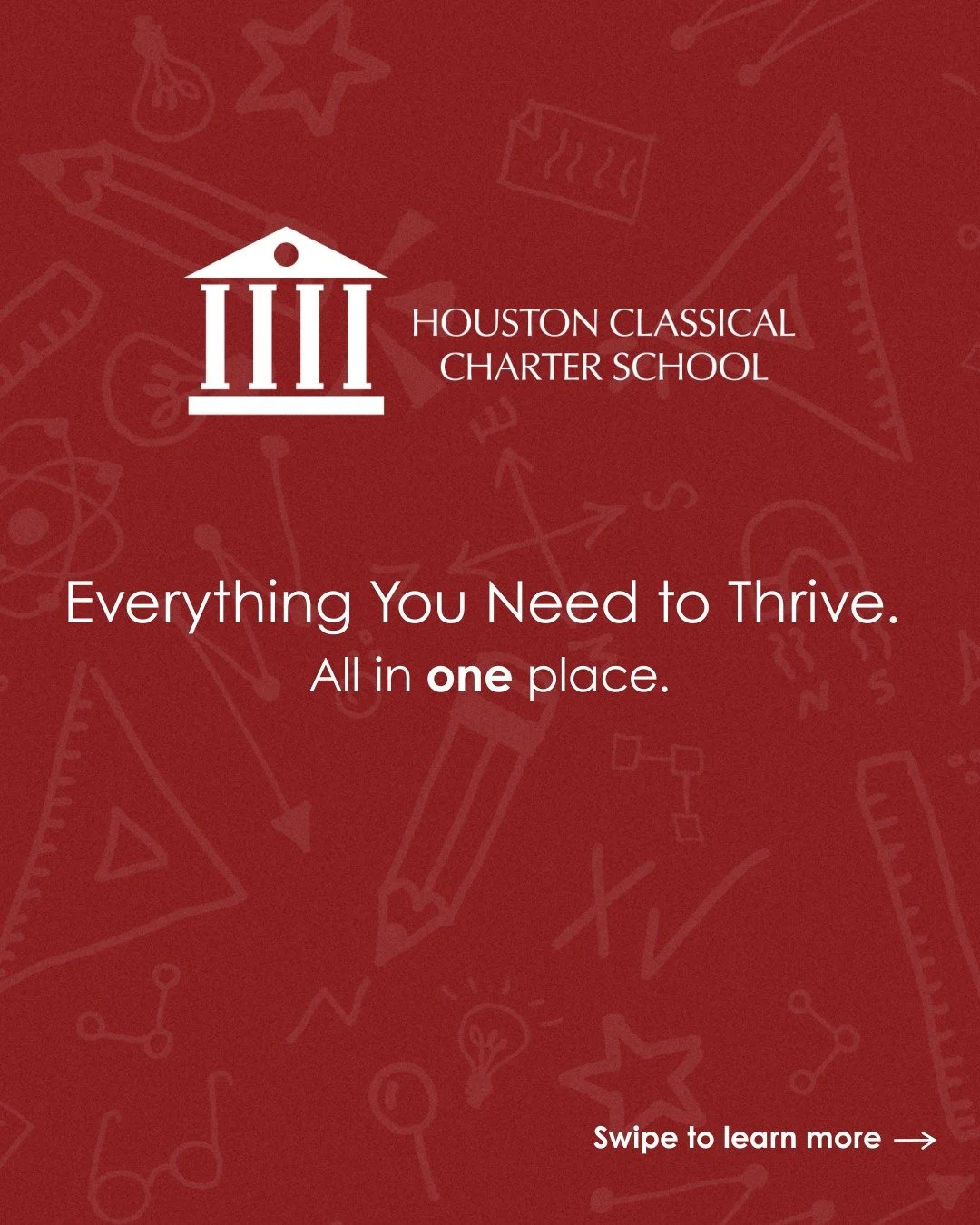 At Houston Classical, we're committed to setting every scholar up for success, both inside and outside the classroom.

Here's what families can expect:

🥣 FREE breakfast and lunch for every scholar because nutritious meals help students stay energiz