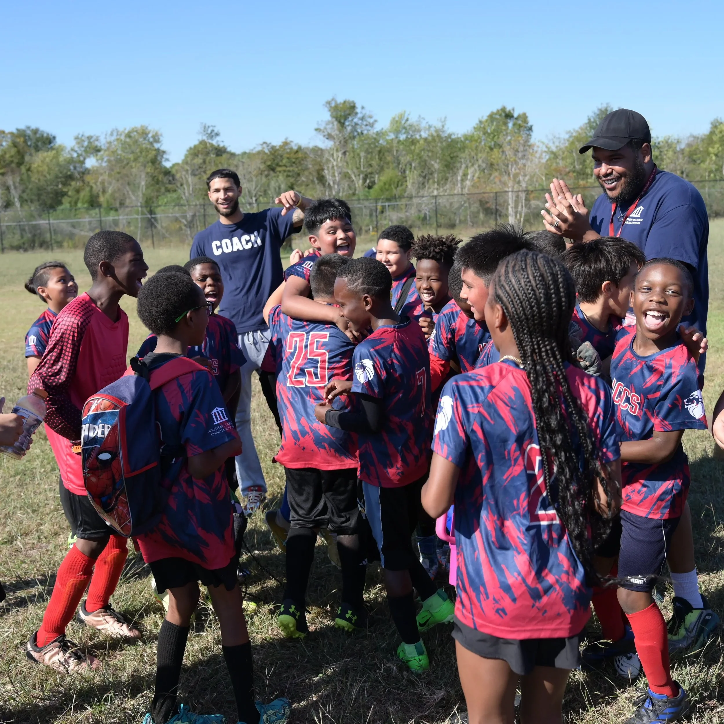 Congratulations to our coaches, Mr. Barbosa, Mr. Bloomfield, and Mr. LeDee, for their hard work and dedication to our scholars this soccer season! ⚽🦁✨

Watching our scholars&rsquo; teamwork, growth, and determination on the field has been truly rewa