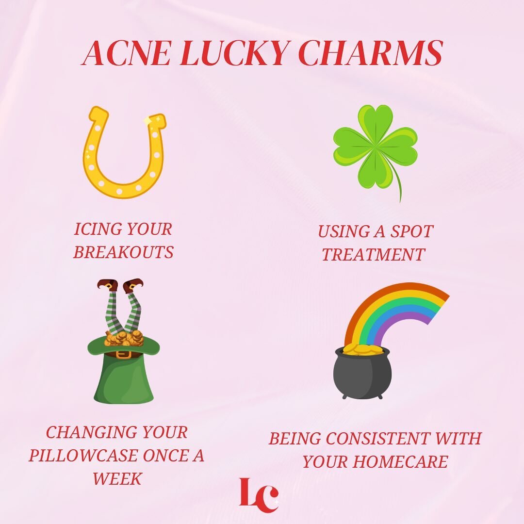 Is it luck or is it hard work and consistency? 🍀 

When it comes to managing acne, it takes consistency and dedication. Following a custom regimen from an acne expert creates for you along with lifestyle changes will set you on the path to clear ski