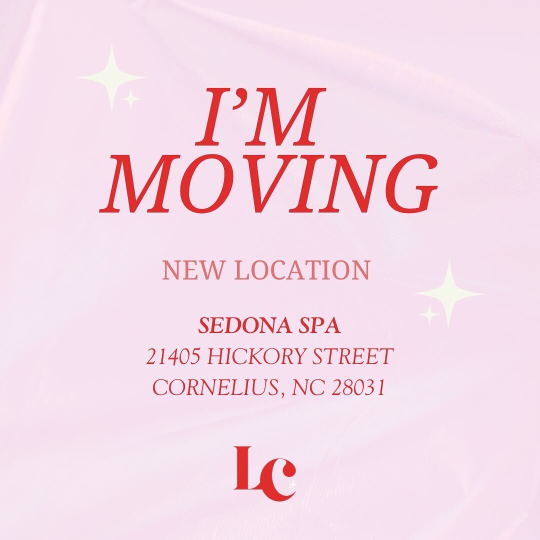 SURPRISE!! 
Most of you guessed this already but I am moving!! I&rsquo;m going to be working at my sweet friends @skinbymacayla spa! She has built an absolutely beautiful spa in the heart of downtown Cornelius and I am so lucky and excited to be apar