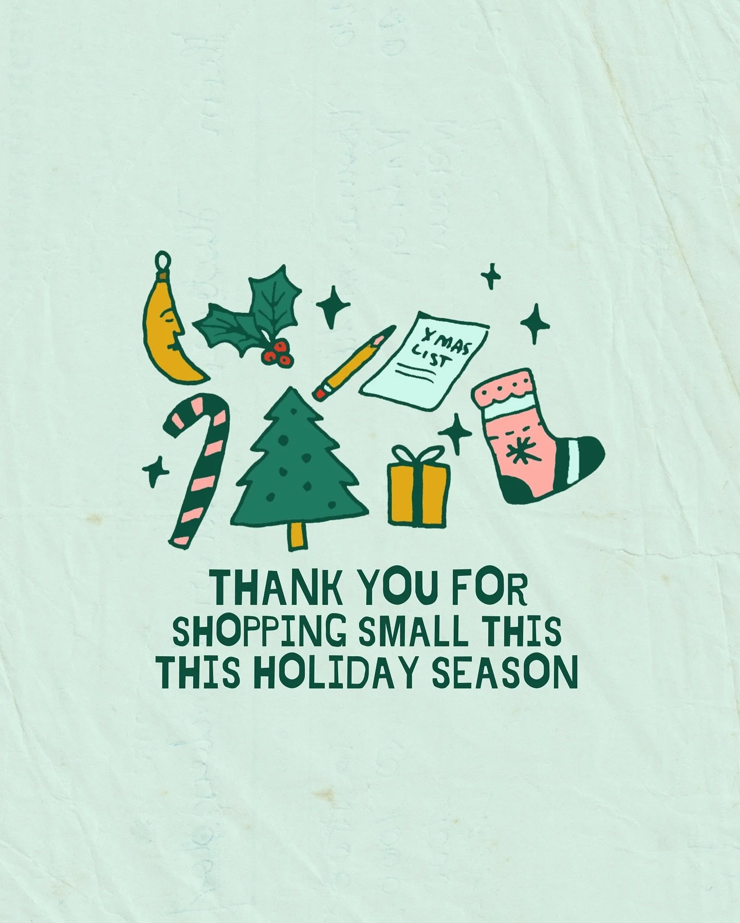from us, our vendors, venues and any other small business - Thank you for shopping small this holiday season 🎄

Our local small businesses are truly the backbone of our local economies, they foster community engagement, offer personalized services a