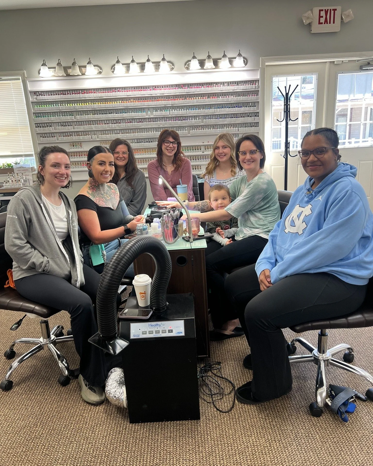 We nailed it yesterday at our GEL-X/ Builder class with Hannah Snyder!
(Pun most definitely intended😆)