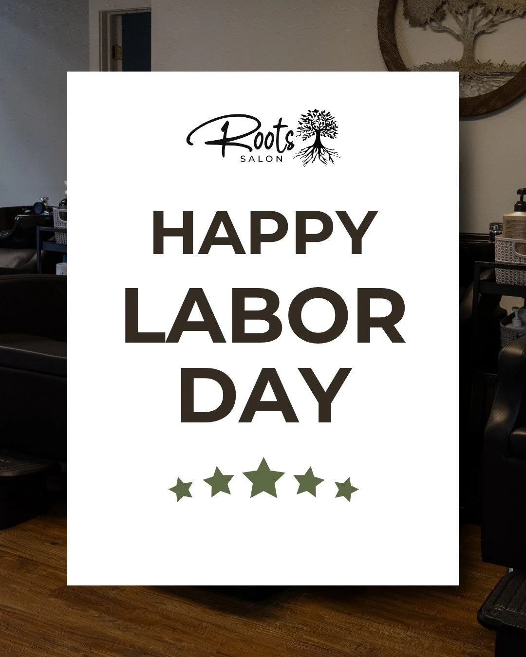 Happy Labor Day! We're taking a moment to celebrate the hardworking people who make our community so great &mdash; including every single one of you who trusts us with your hair. Enjoy the long weekend and we'll see you back in the chair soon.