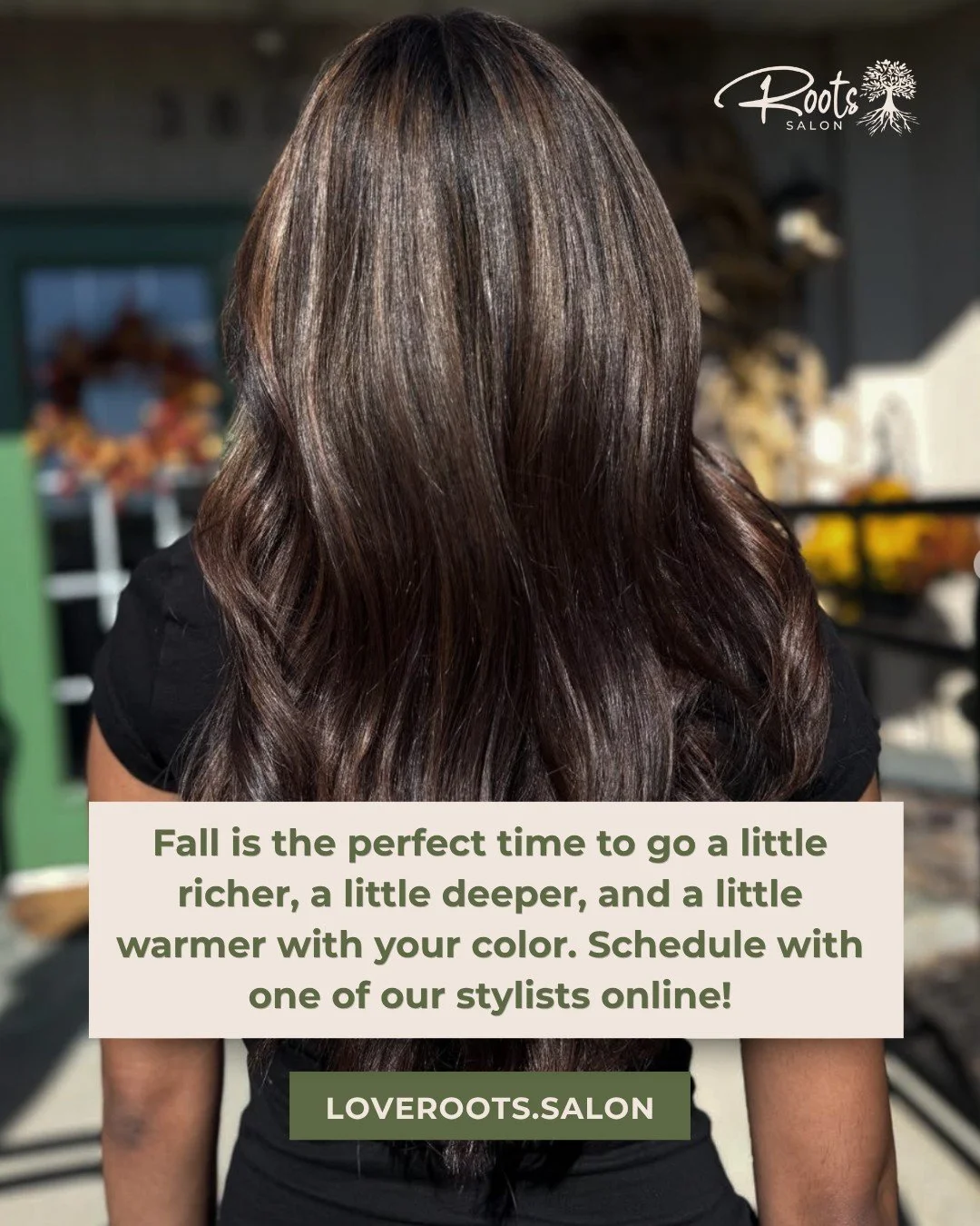 Fall is the perfect time to go a little richer, a little deeper, and a little warmer with your color. Whether you are thinking about a warm brunette, a copper tone, or a subtle balayage with some autumn warmth mixed in, our stylists are here to help 