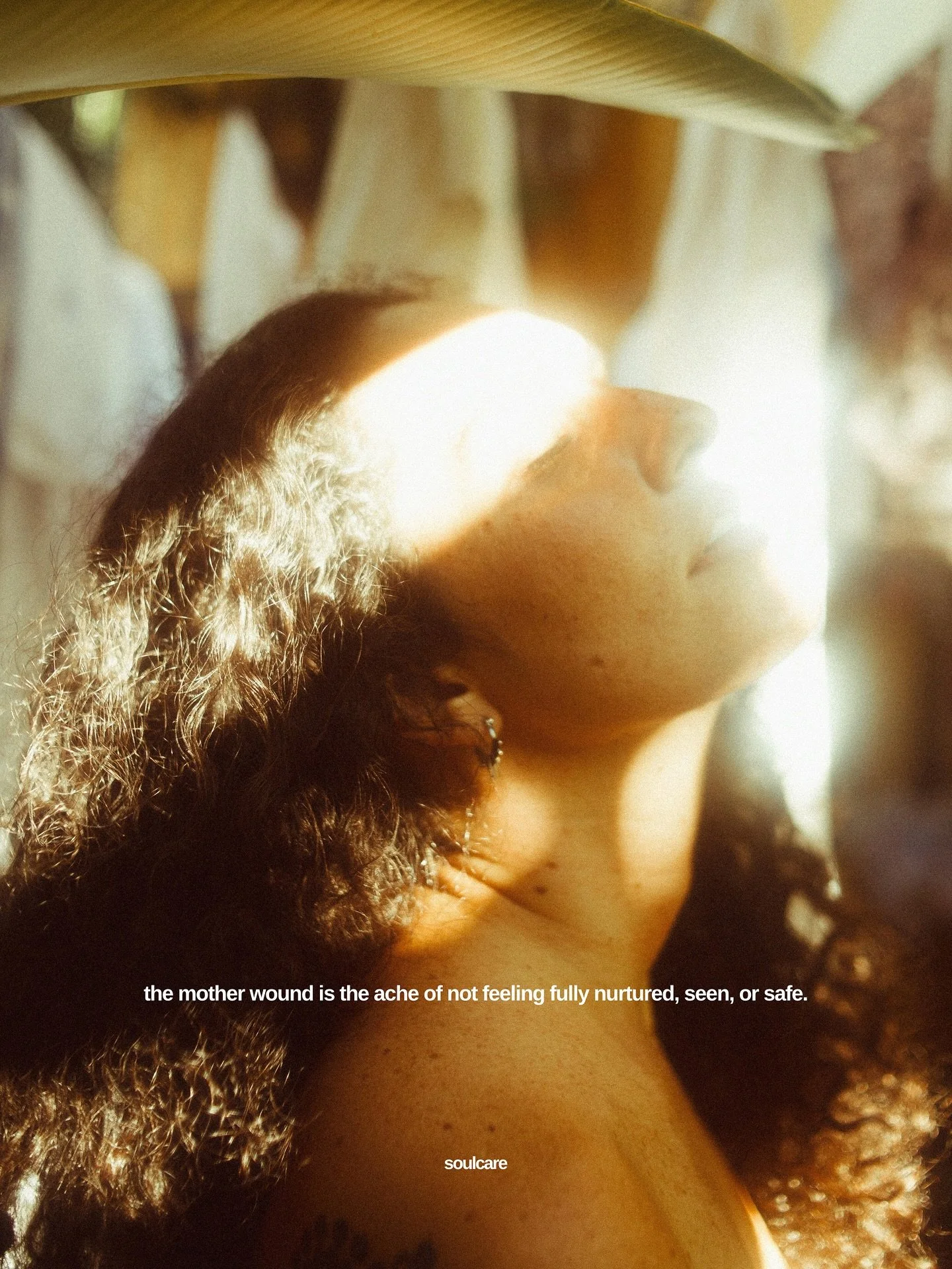 The mother wound is the ache of not feeling fully nurtured, seen, or safe.

It can manifest as:
&mdash;People-pleasing or overgiving
&mdash;Fear of rejection or being &ldquo;too much&rdquo;
&mdash;Difficulty trusting emotional intimacy
&mdash;A deep 