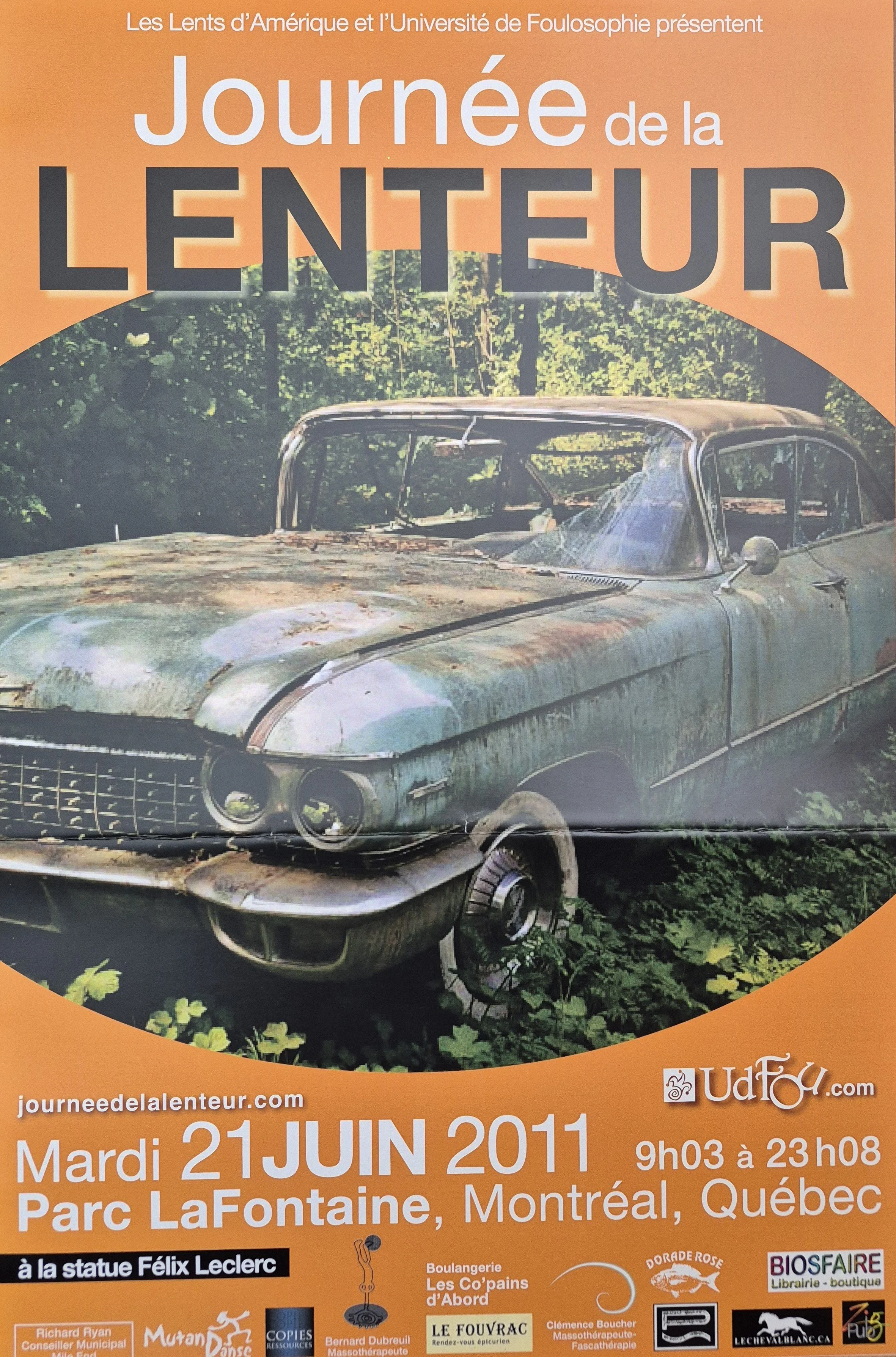 Journée de la Lenteur - Montréal 2011
