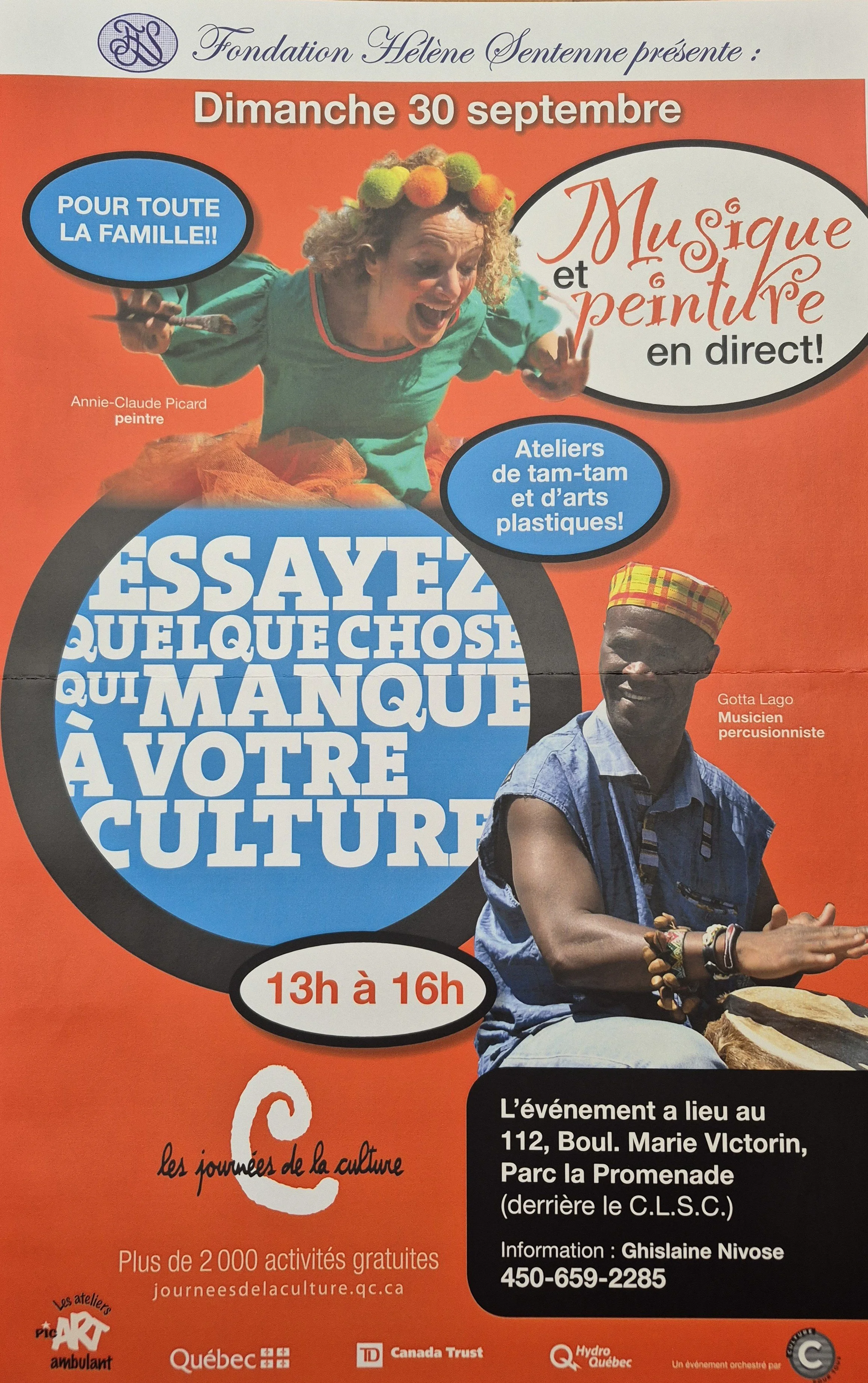 Journées de la Culture et peinture en direct