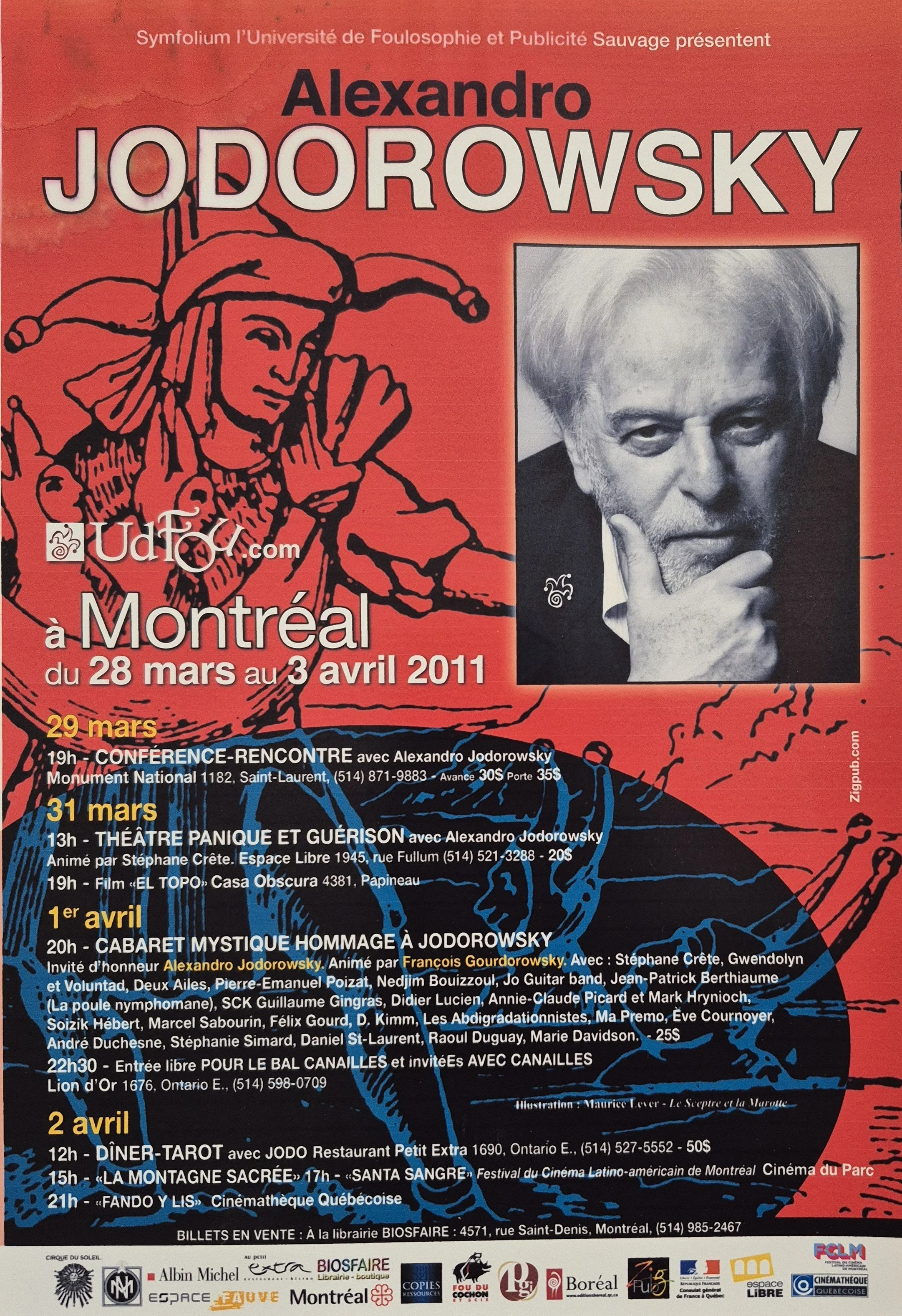 Jodorowsky à Montréal 2011
