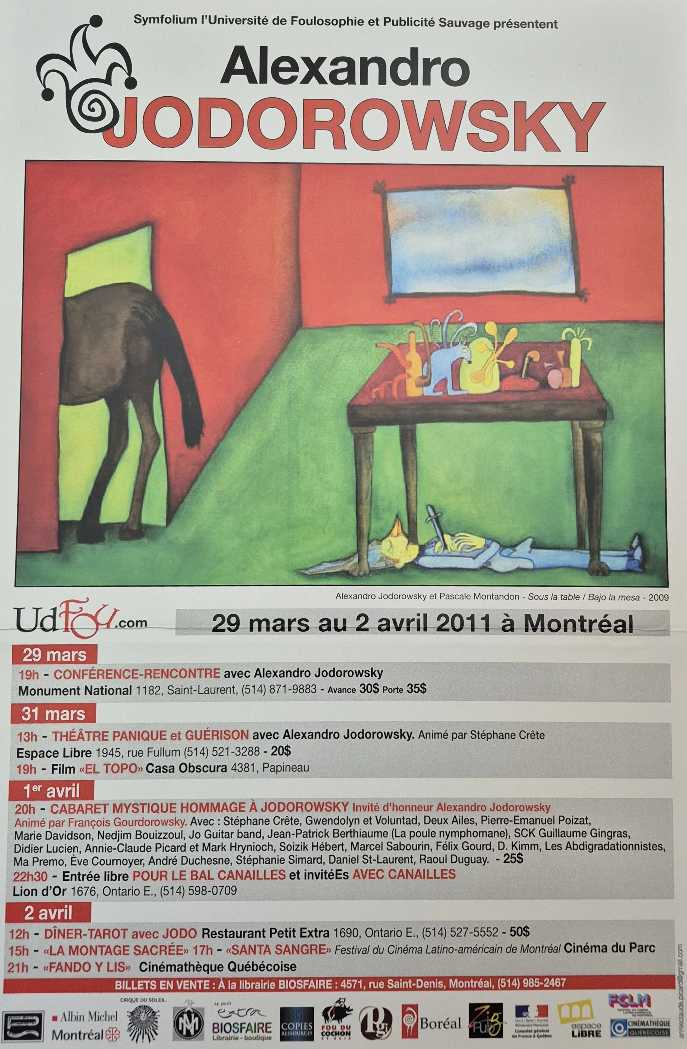 Jodorowsky à Montréal - 2011