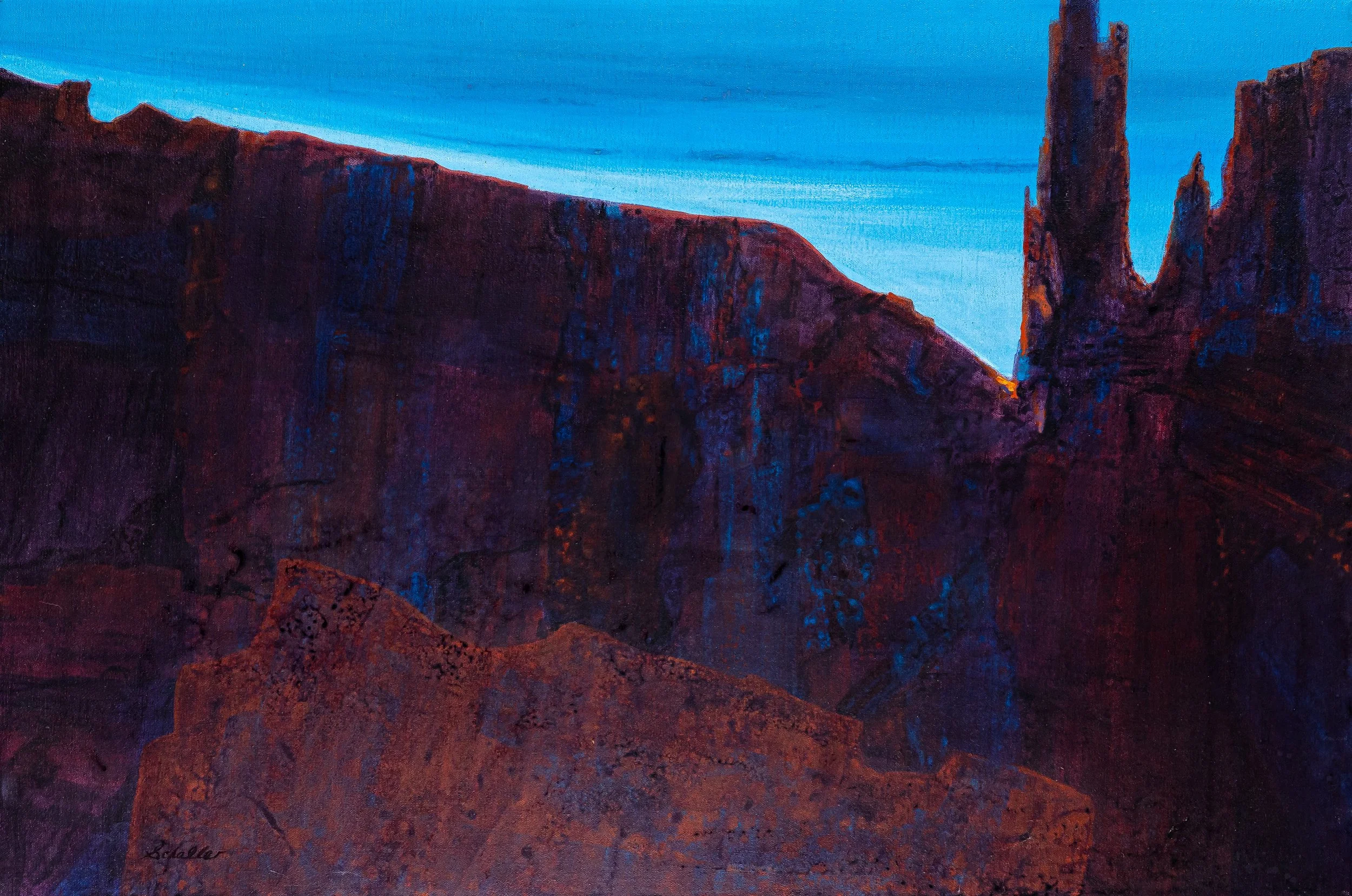 Untitled #25 - 
Acrylic on Canvas
24x36