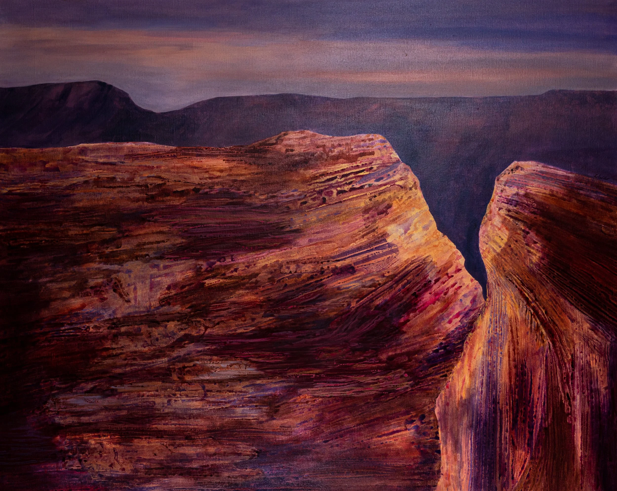 Grand Canyon - 
Acrylic on Canvas
48x60