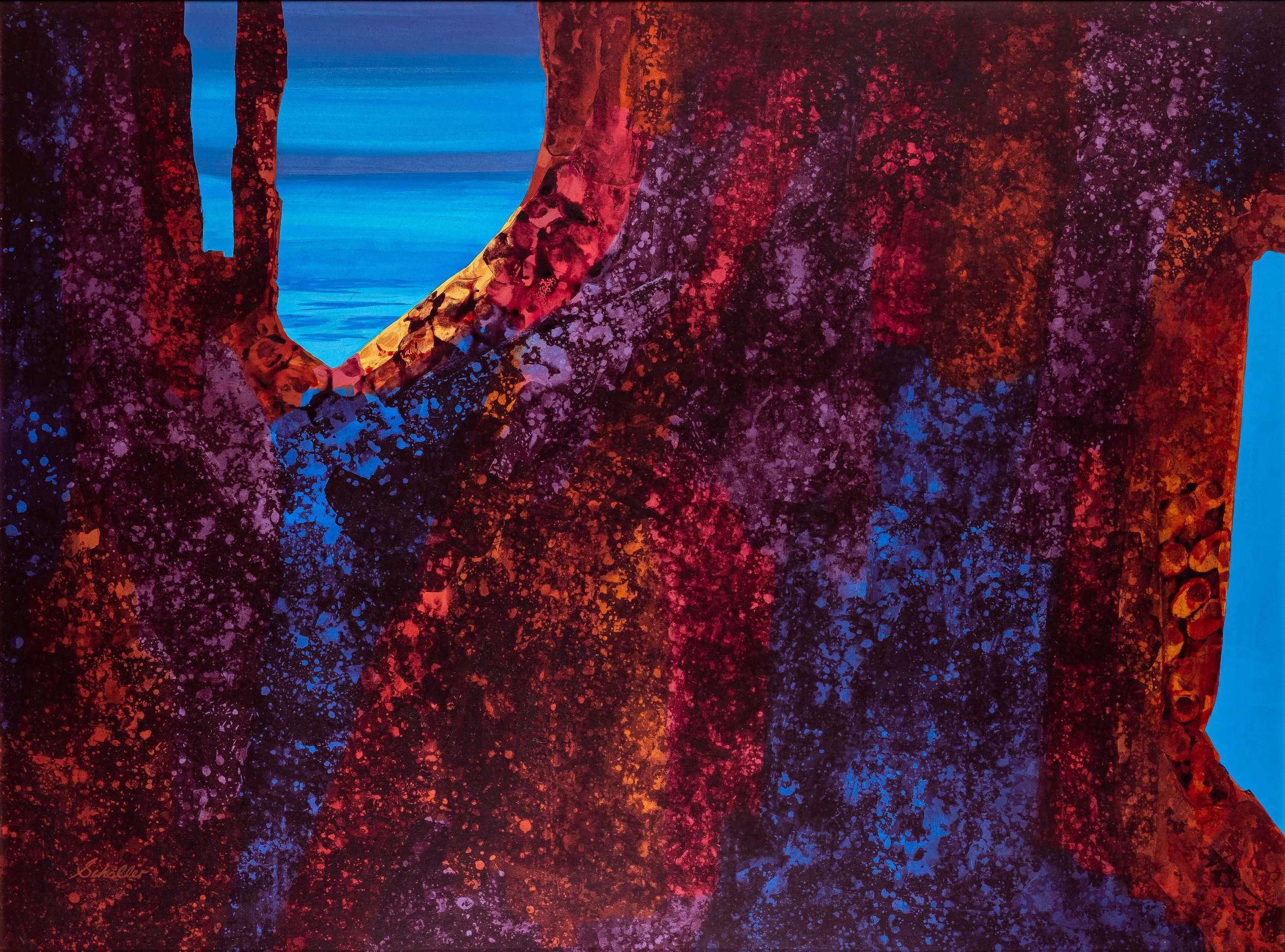 Monuments II  -
Acrylic on Board
30x40