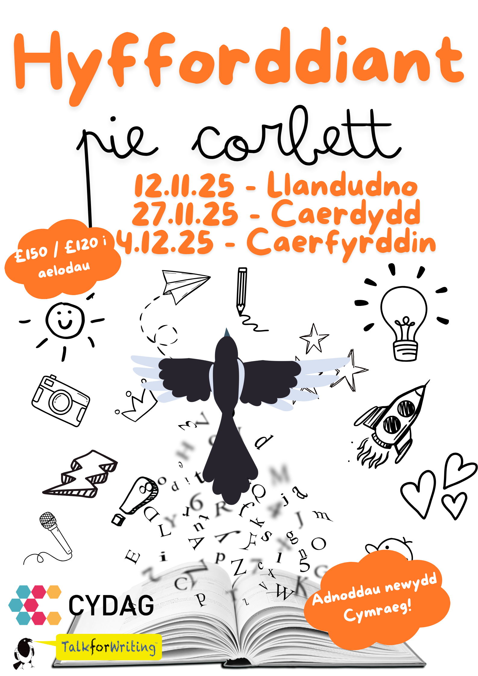 Hyfforddiant Pie Corbett ‘Talk4Writing’