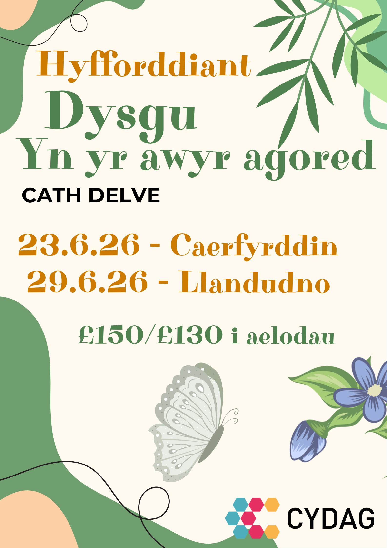 Hyfforddiant Dysgu yn yr Awyr Agored - Cath Delve - Caerfyrddin