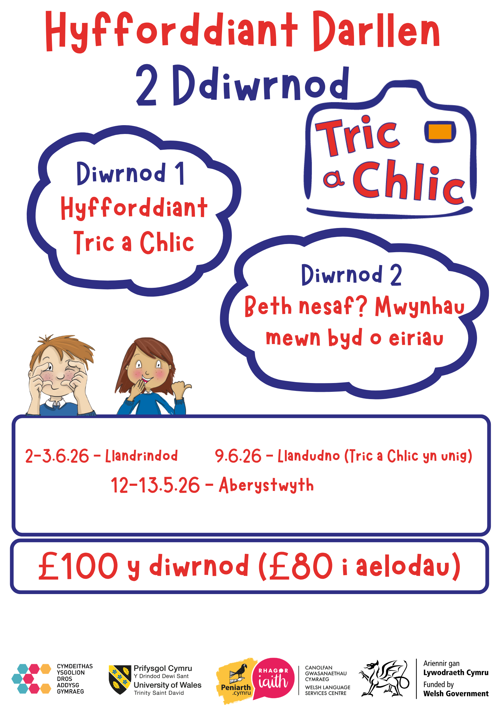Hyfforddiant Tric a Chlic Diwrnod 2 - Llandrindod