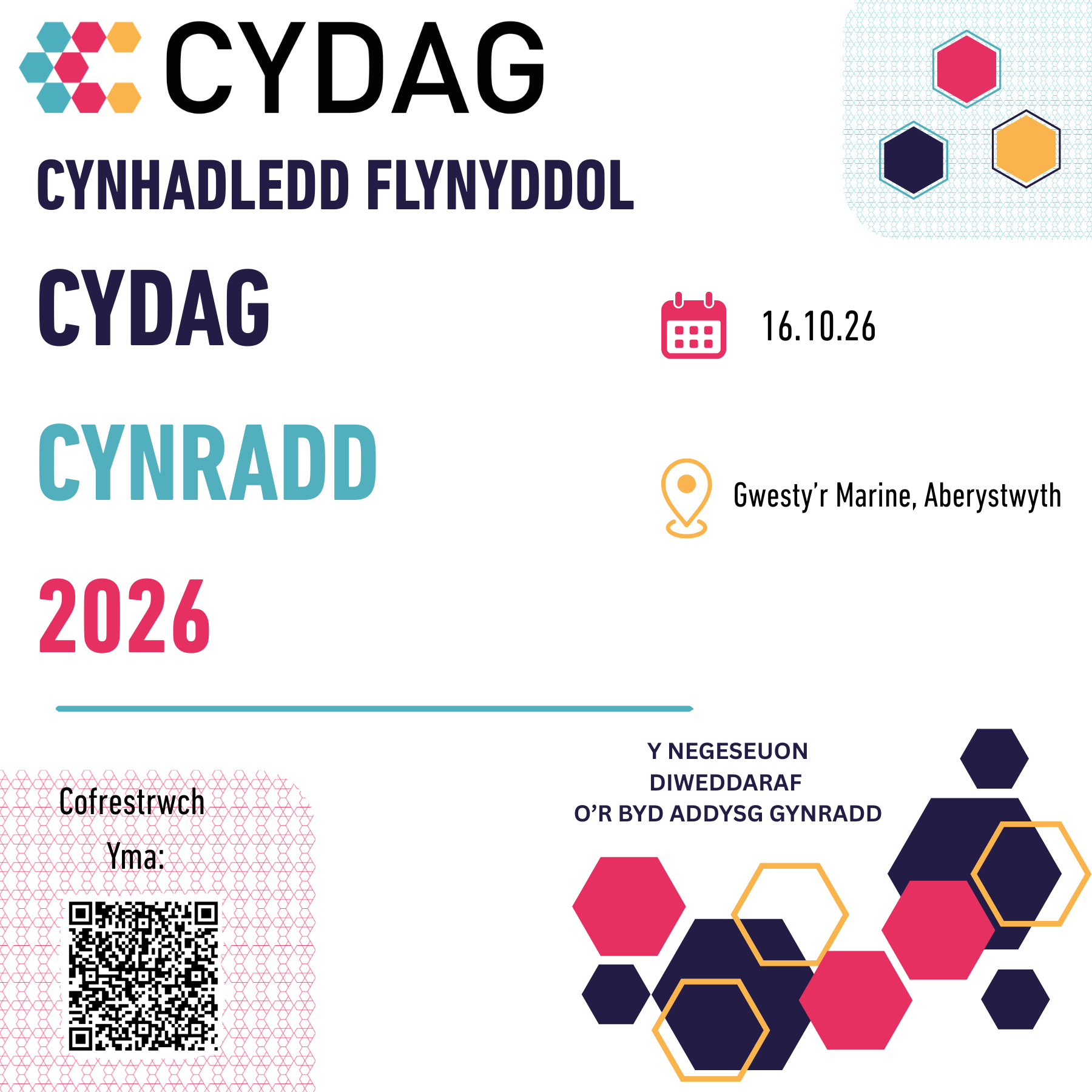 Cynhadledd Flynyddol CYDAG Cynradd 2026