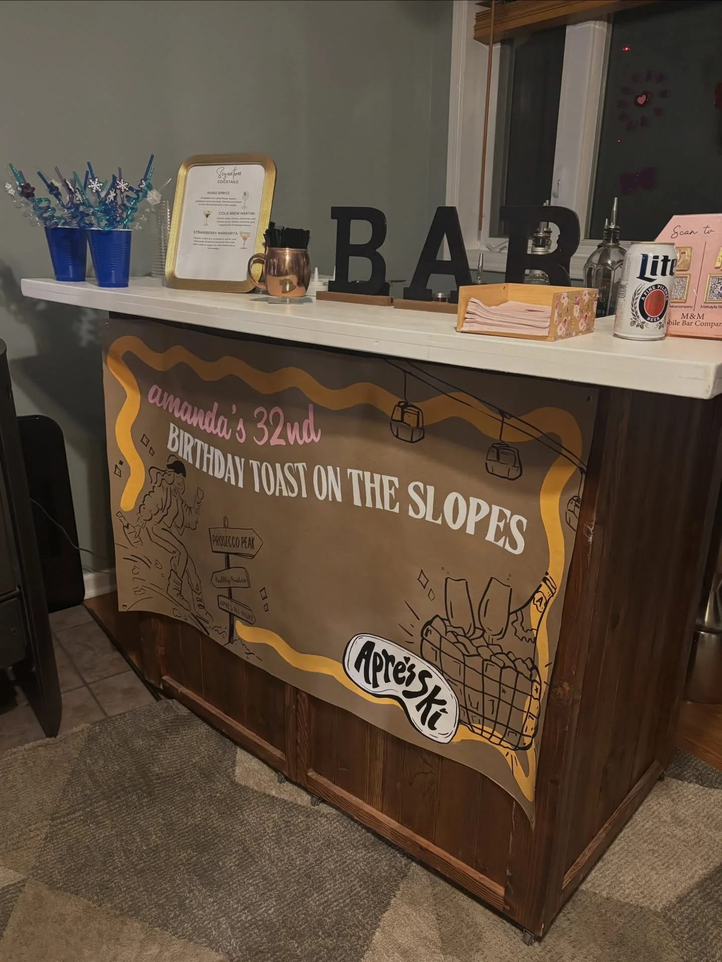 Pre storm birthday party🍻❄️