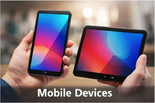 Image of mobile devices to recycle