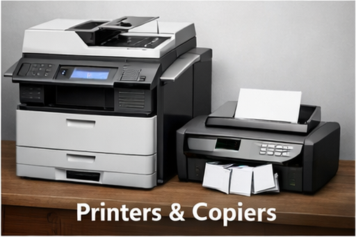 Image of printers to recycle