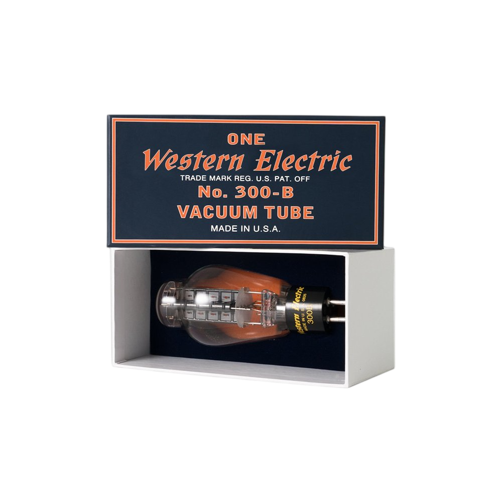 Western Electric 300B Electron Tube at Walden High-End Audio, official Western Electric dealer. High-End Audio Brussels, Amplifier Tubes Brussels, Amplifier Valves Brussels, Hi-Fi Brussels, Hi-Fi Tervuren