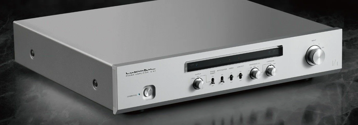 Walden Audio Blog, LUXMAN Phono Stages, LUXMAN E-07 Phono Stage at Walden, High-End Audio/Hi-Fi Shop, Phono Stages Brussels