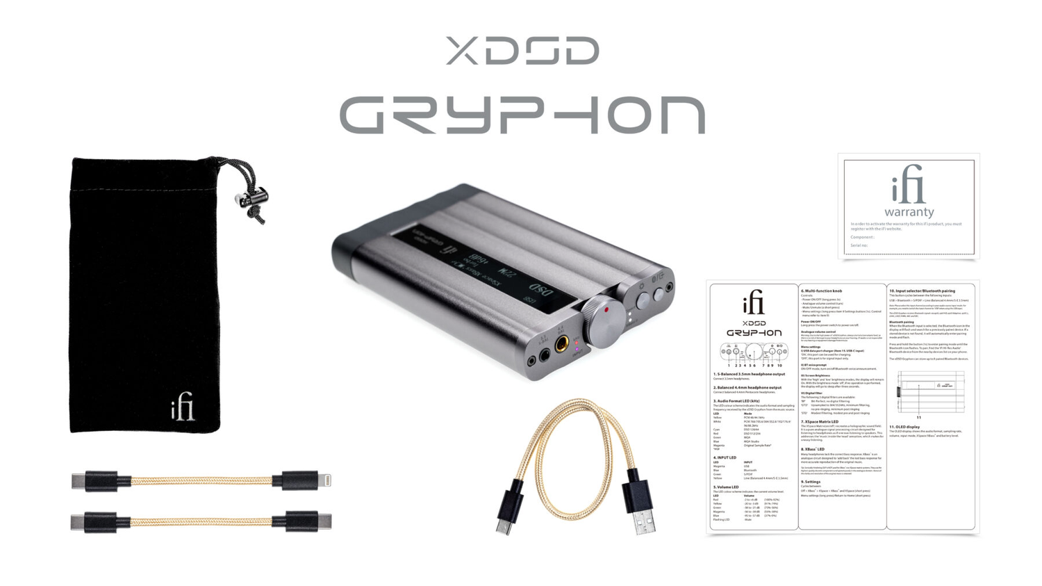 iFi audio xDSD Gryphon Streaming Transport | iFi audio Streaming 