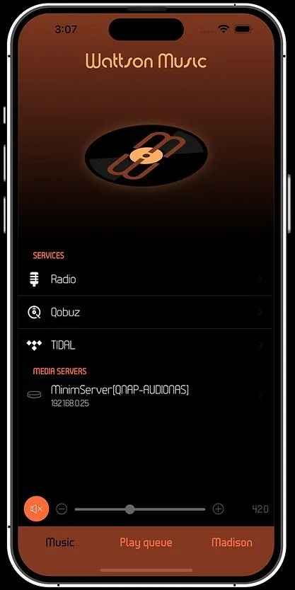Walden High-End Audio Wattson Audio MADISON LE Streamer