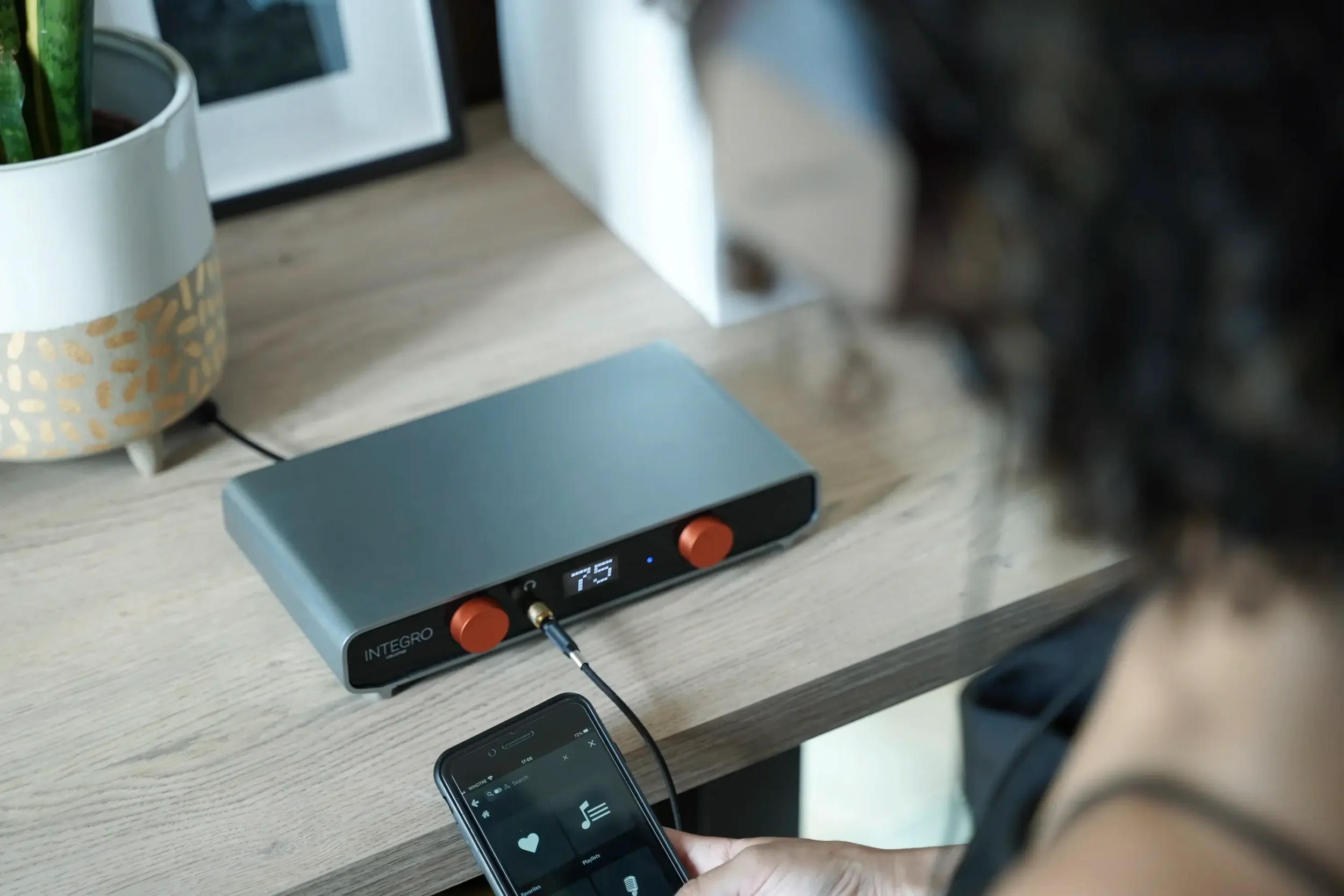 Volumio Integro Integrated Amplifier at Walden High-End Audio, official Volumio dealer. High-End Audio Brussels, Hi-Fi Brussels, Amplifiers Brussels, High-End Audio Shop Tervuren, Hi-Fi Tervuren