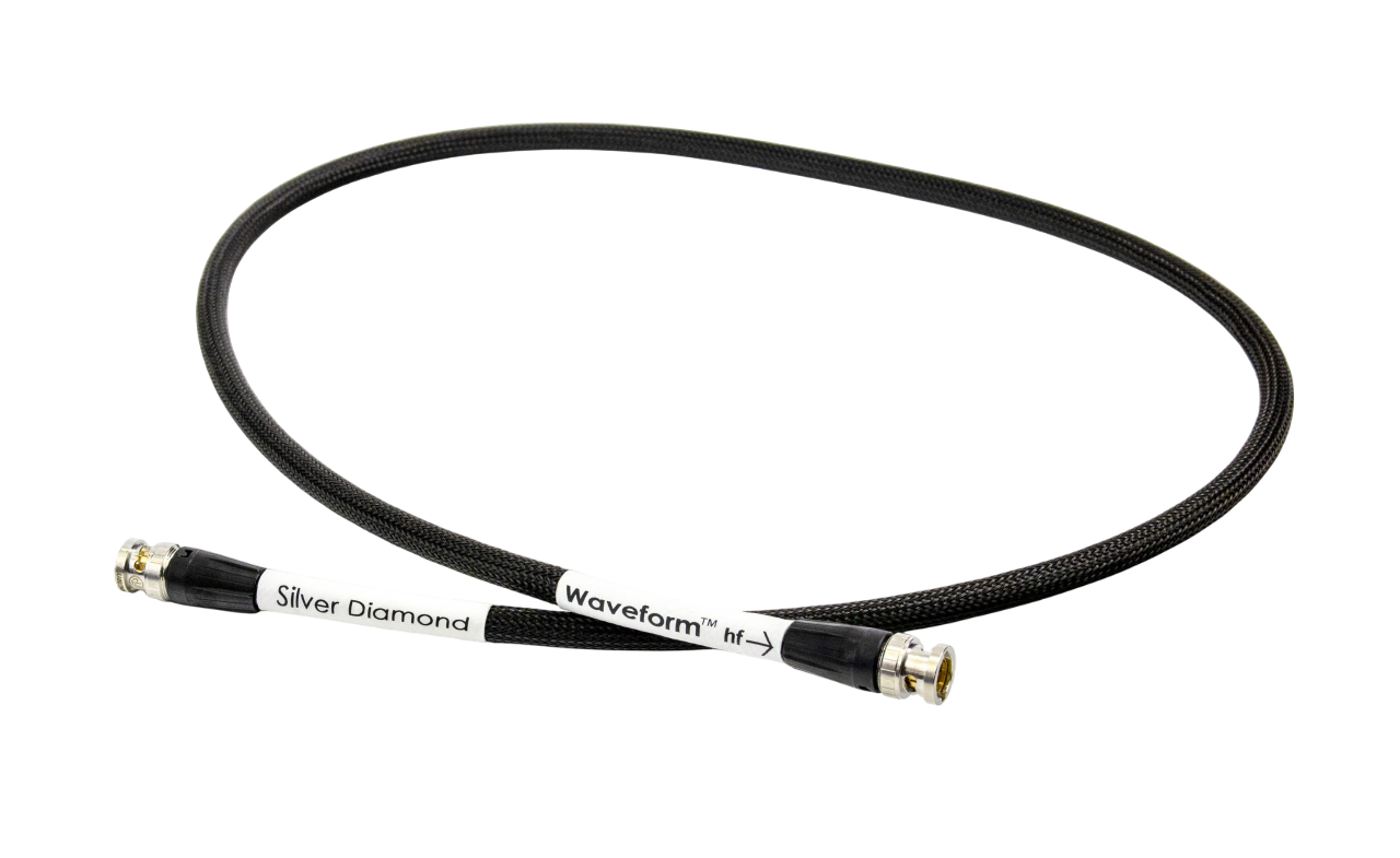 Walden High End Audio Tellurium Q Silver Diamond Waveform II HF Digital RCA/BNC Interconnect