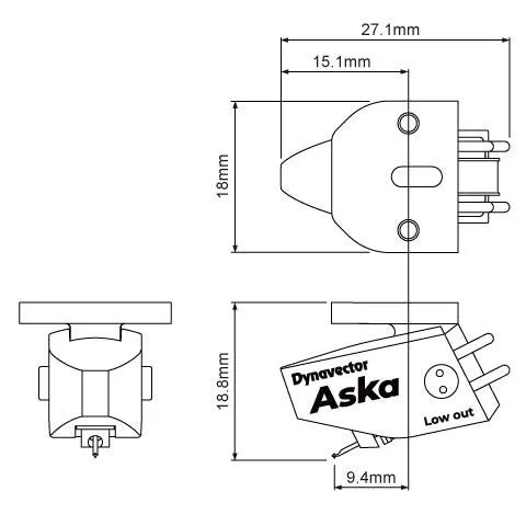 Dynavector ASKA Phono Cartridge at Walden. High-End Audio Brussels, High-End Audio Shop Tervuren, Phono Cartridges Brussels, Dynavector Brussels