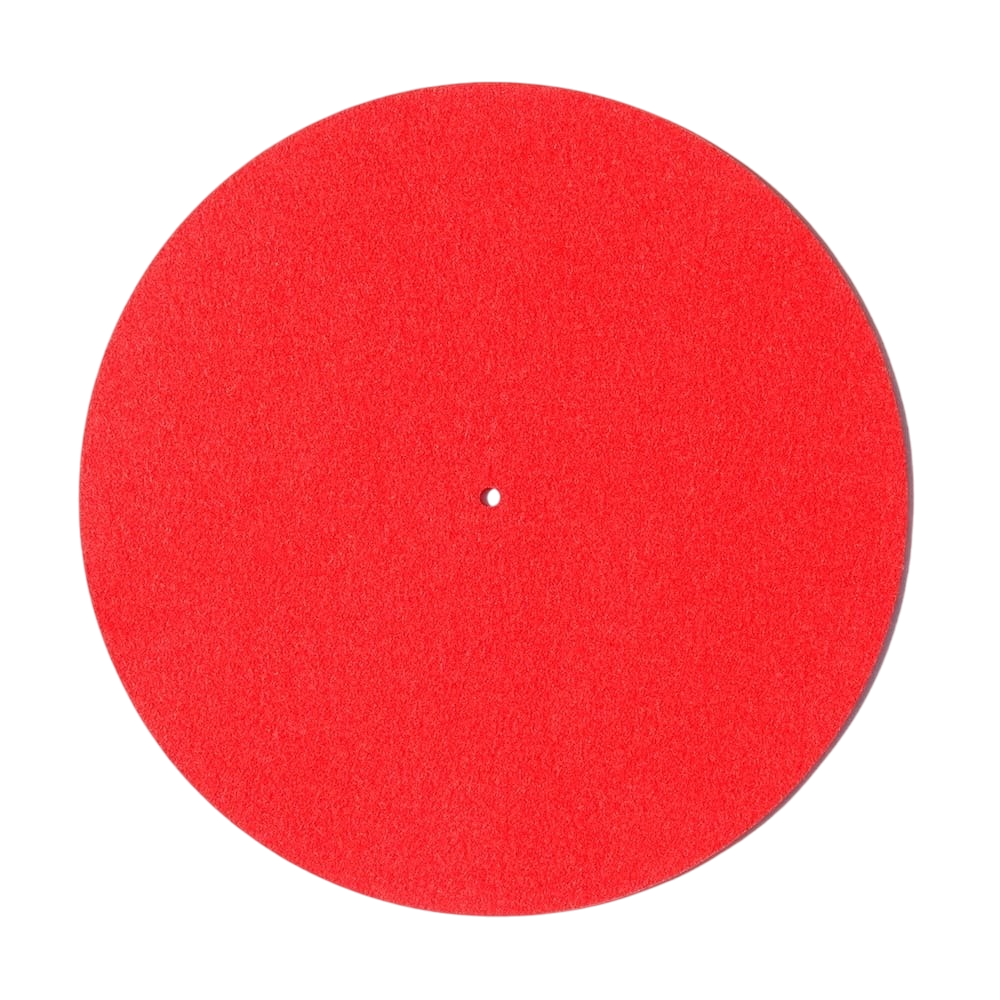Rega Turntable Mat - Red