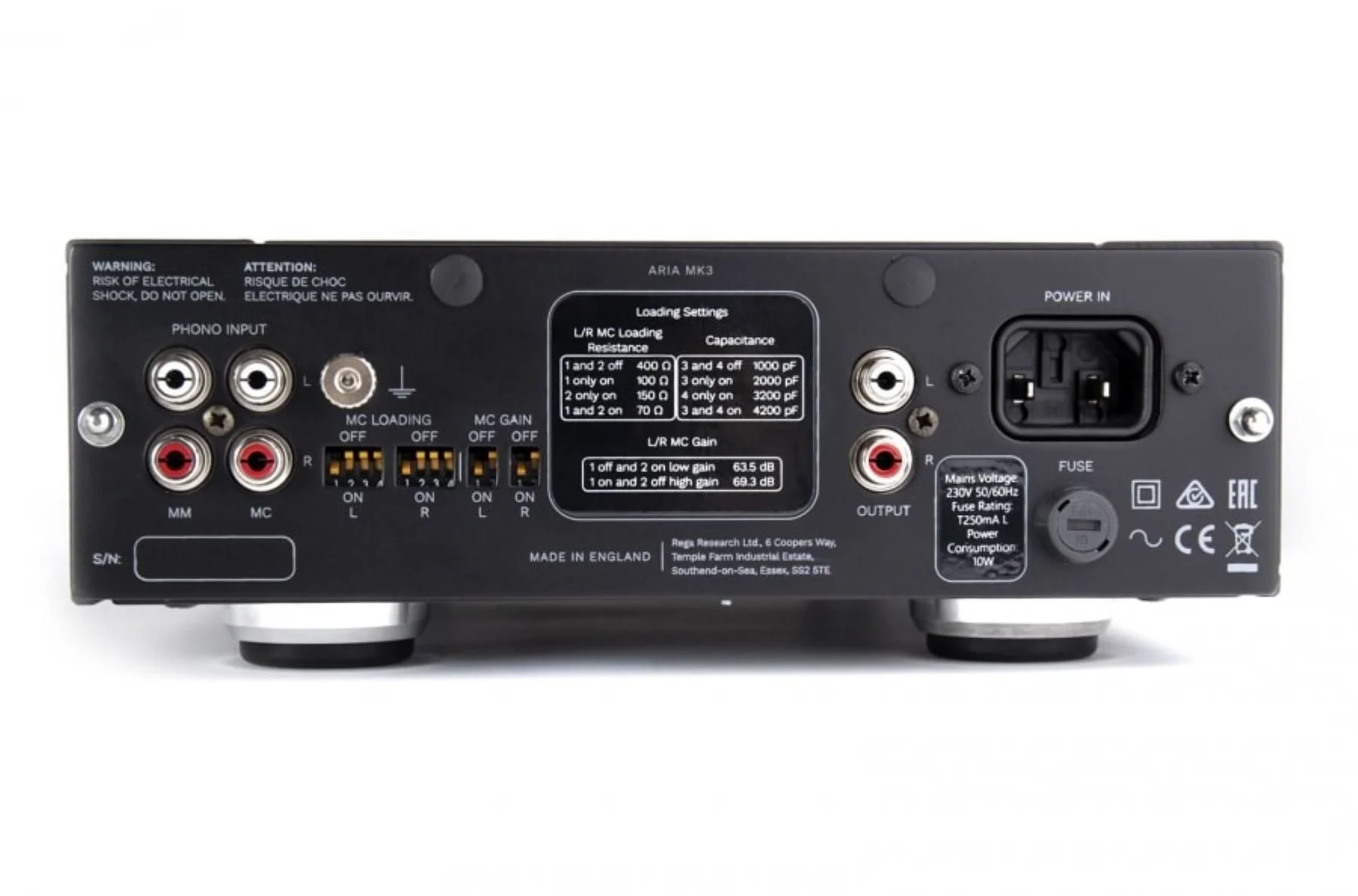 Walden High-End Audio REGA ARIA MKIII Phono Stage