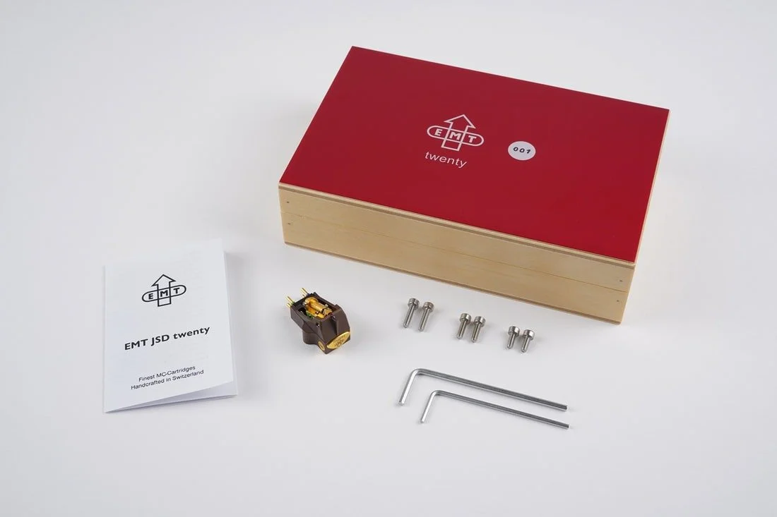 EMT JSD Twenty Phono Cartridge at Walden High-End Audio, official EMT dealer. High-End Audio Brussels, Phono Cartridges Brussels, Turntable Products Brussels, Hi-Fi Brussels, Hi-Fi Tervuren