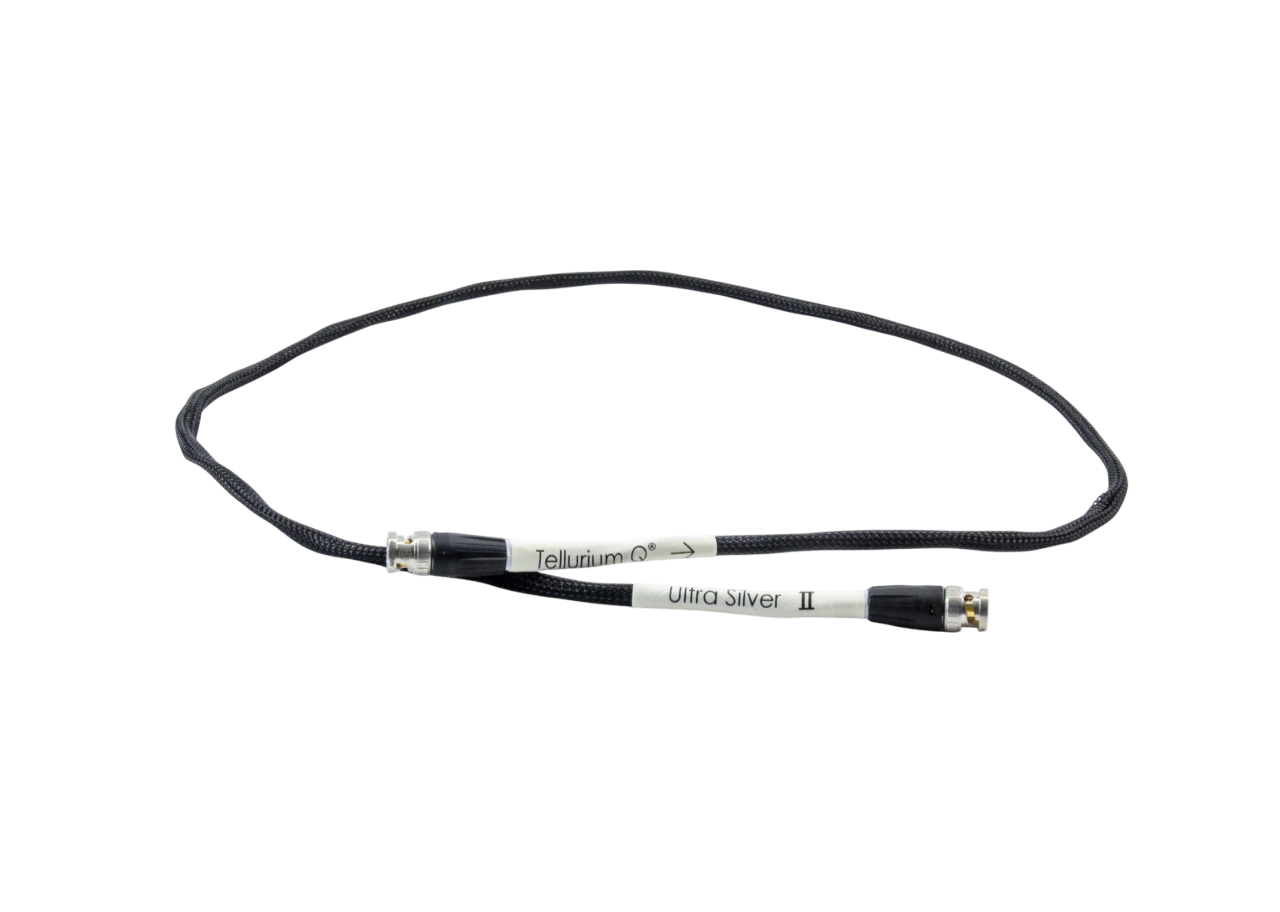Walden High End Audio Tellurium Q Ultra Silver II Waveform HF Digital RCA/BNC Interconnect