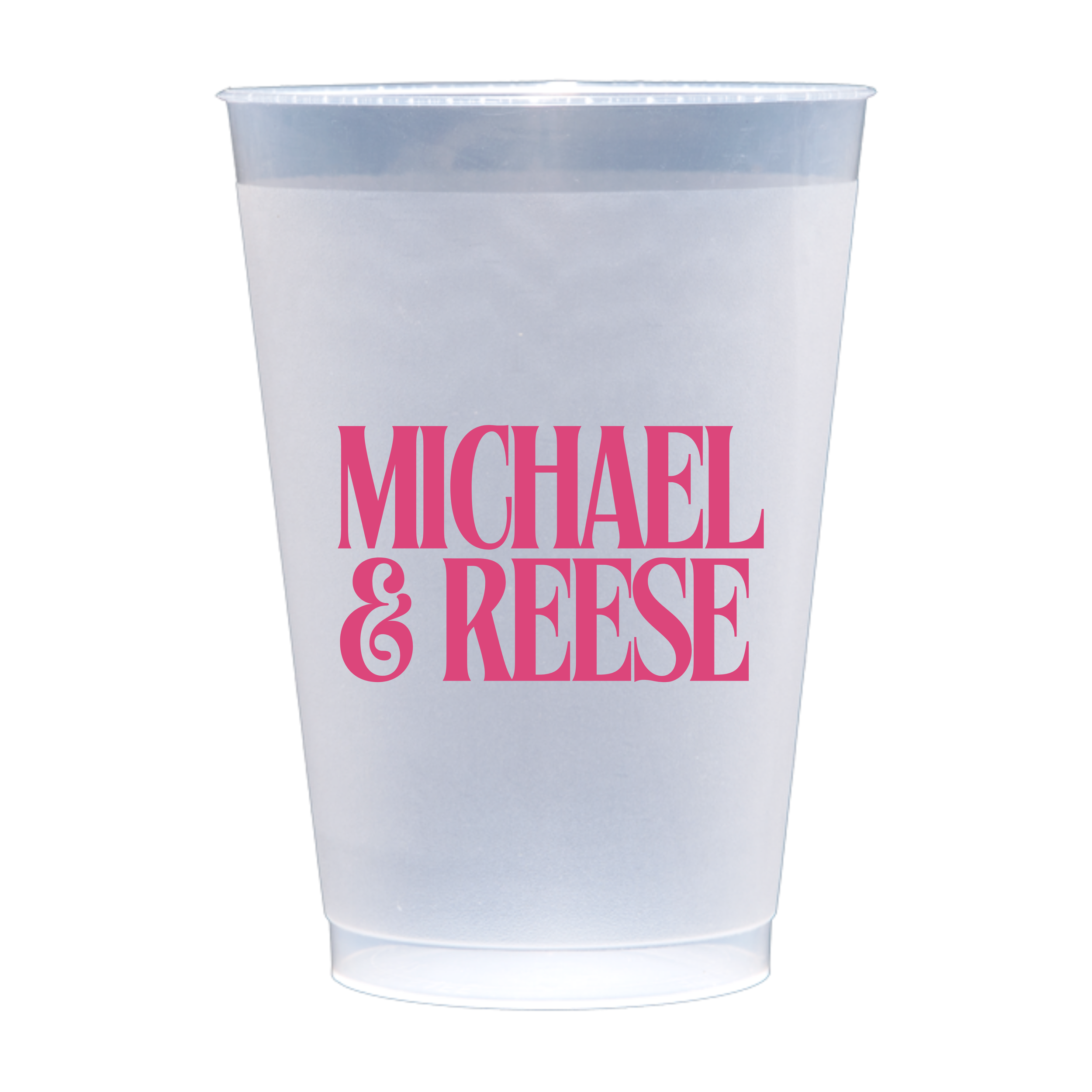 The Reese Cup Design Frosted Cups