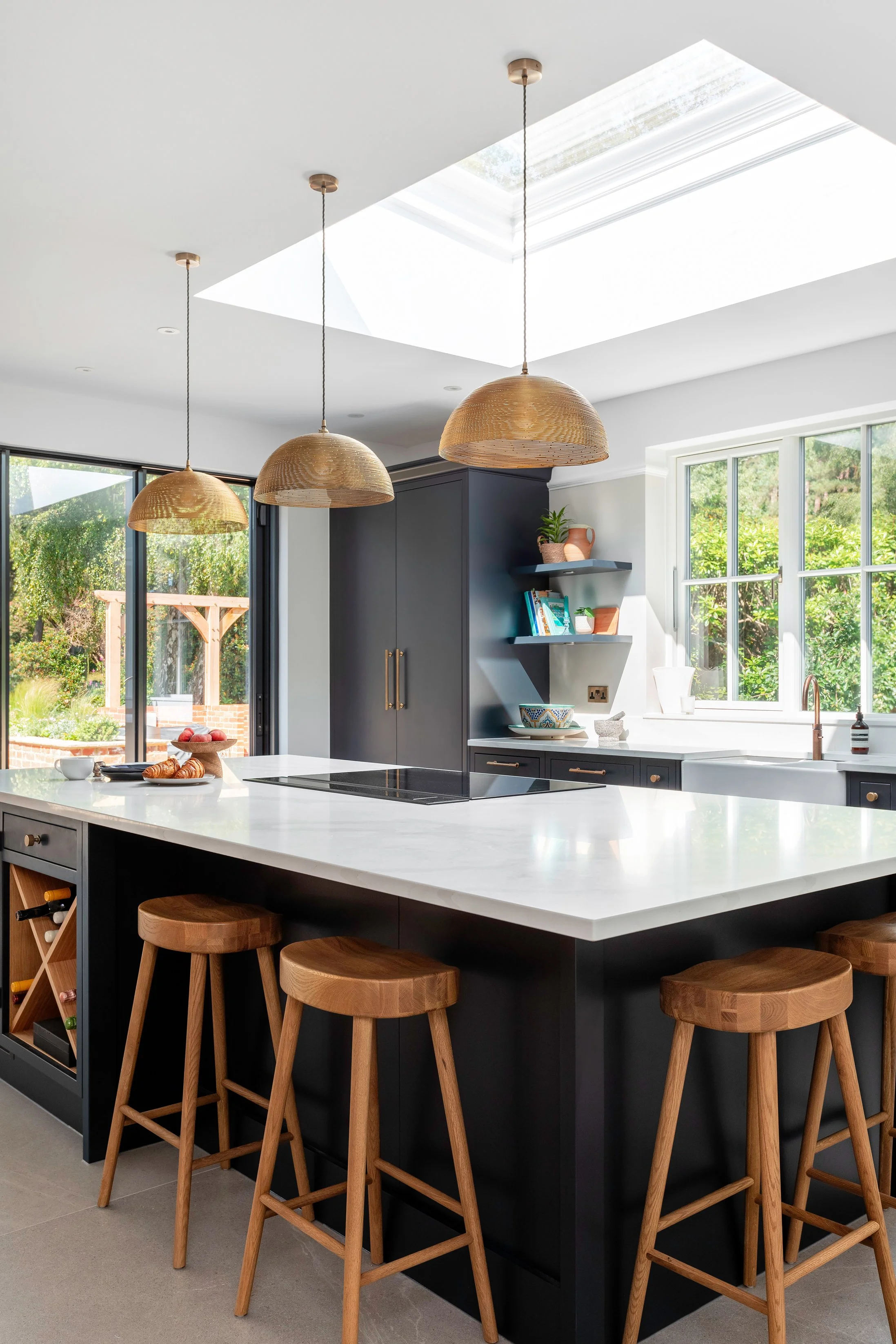Aurora In-Frame Slab Indigo — Ella Austin Kitchens