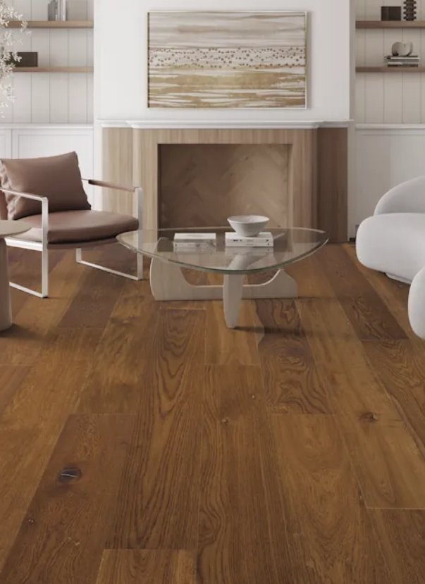 Adleta Bella Cera Residential Engineered Hardwood Flooring / Collection: La Scala / Color: Terramo / (Available in glue down, stapled, click, & float!) / (Available in 4 other colors!)  / Click on picture above to view additional colors!