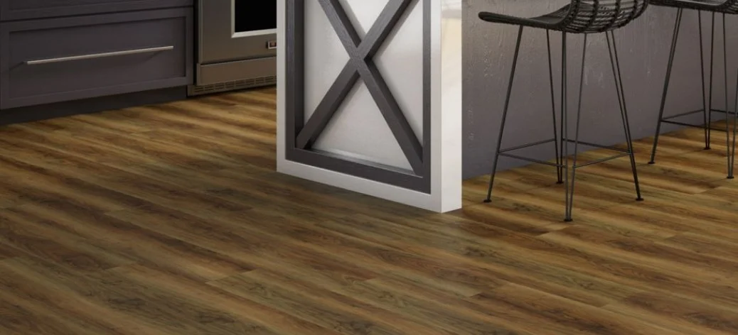 NovaFlor Residential Luxury Vinyl Plank / Collection: Ellis / Color: English Walnut Stratford / (Available in click or glue down!) / Click on picture above to see enhanced view!