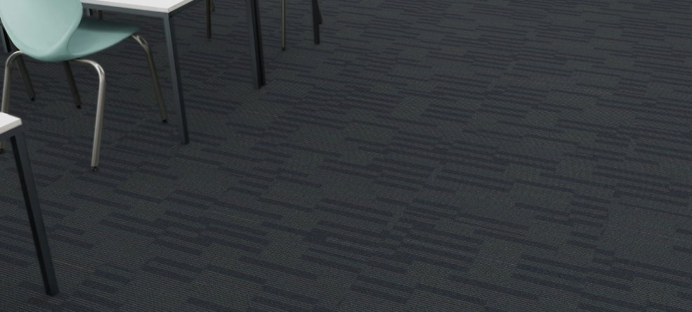 Mohawk Aladdin Commercial Glue Down Carpet Tiles / Collection: Take Your Mark (Go Forward Tile) / Color: Blue Stream / (Available in 7 other colors!) / Click on picture above to see additional colors!