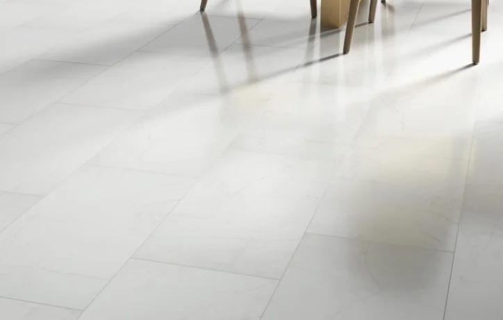 Esmer Residential Porcelain Floor Tile / Collection: Sterlina II / Color: White Polished / SKU: F20STERWH1224P / Size: 12" x 24" - (Available in more sizes and in a matte version!) / Click on picture above to see enhanced view! 