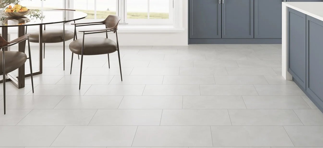 Bolick Dist. Elaine Residential Porcelain Floor Tile / Collection: SACARA / Color: Cristal (Polished) - SKU: EL-8062683 / Size: 12" x 24" - (Available in more sizes!) / No link available to see enhanced view! 