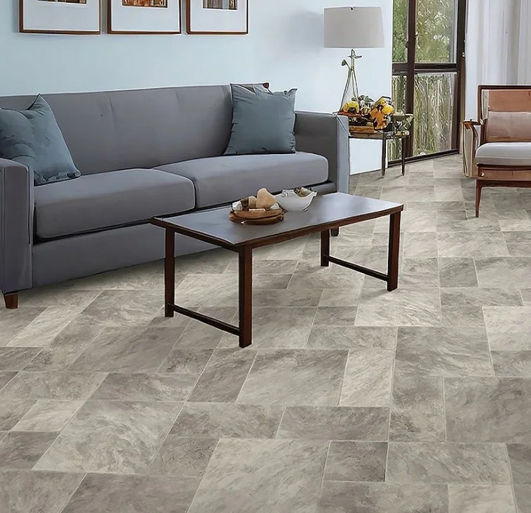 Mohawk Versa Tech Plus Luxury Sheet Vinyl (Linoleum) / Collection: Genial Crest / Color: Ben Davis Grey 991 / (Available in 13'2 Foot Rolls) / (Available in 11 other colors!) / Click on picture above to see additional colors! 