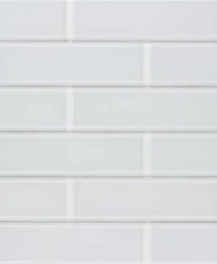 Viking Dist. Anthology Residential Mosaic Wall Tiles / Collection: Seasons / Color: Frost 2 x 6 - SKU: ANTHSEFR26 / Size: "2 x 6" - (Also available in a 4 x 8 & a herringbone pattern!) / No link available to see enhanced view!